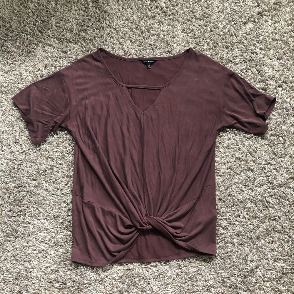 Lucky Brand - Twist Front Shirt